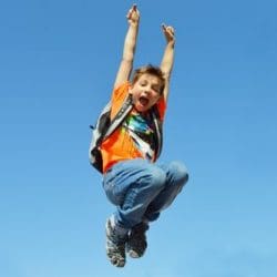Children enjoying their sport