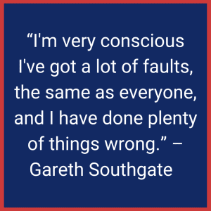 Gareth Southgate on mistakes