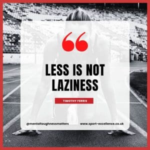 Less is not laziness