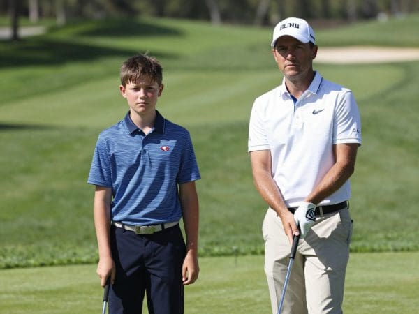 Young golfer