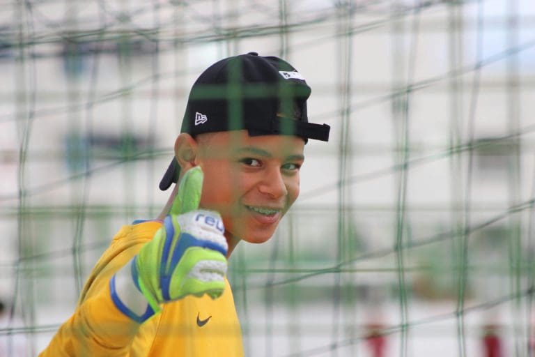 Young goalkeeper resilience